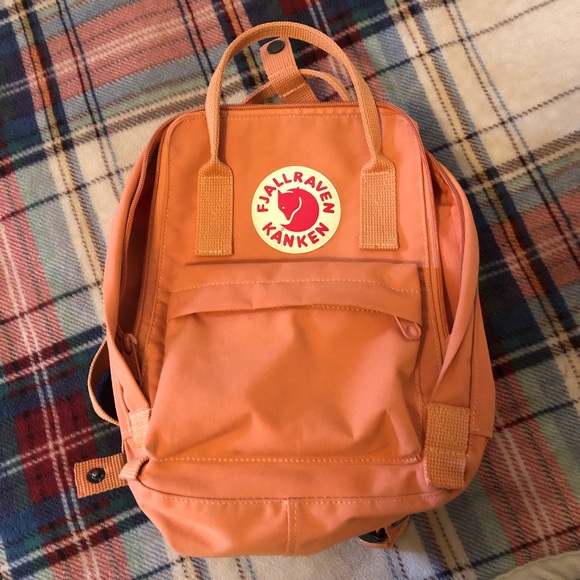 Fjallraven Bags Orange Fjallraven Kanken Backpack Poshmark